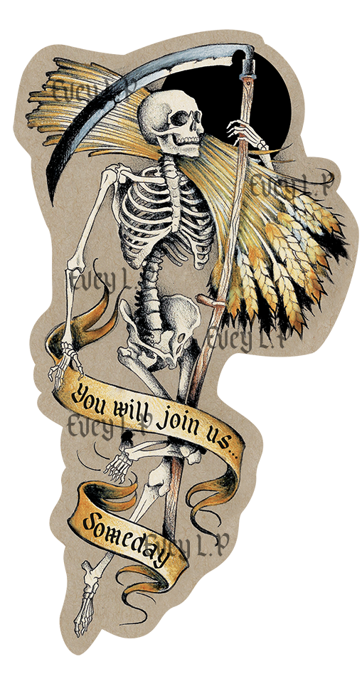 Skeleton Sticker - Large