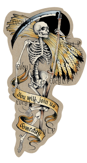 Skeleton Sticker - Large